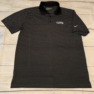 Nike Golf Tour Performance Seattle Seahawks Mens Size Medium Polo Shirt